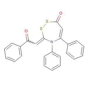 61317-39-3  7H-1,2,4-Dithiazepin-7-one,3,4-dihydro-3-(2-oxo-2-phenylethylidene)-4,5-diphenyl-