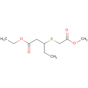 61324-76-3  Pentanoic acid, 3-[(2-methoxy-2-oxoethyl)thio]-, ethyl ester