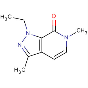 61327-49-9  7H-Pyrazolo[3,4-c]pyridin-7-one, 1-ethyl-1,6-dihydro-3,6-dimethyl-