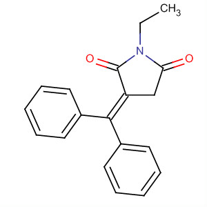 61334-10-9  2,5-Pyrrolidinedione, 3-(diphenylmethylene)-1-ethyl-