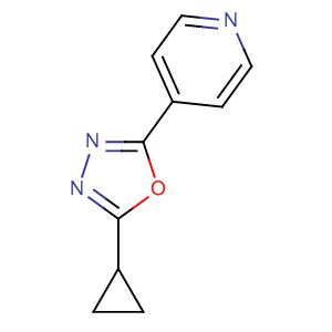 61334-90-5  Pyridine, 4-(5-cyclopropyl-1,3,4-oxadiazol-2-yl)-