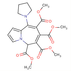 61338-83-8  5H-Pyrrolo[1,2-a]azepine-5,6,7,8-tetracarboxylic acid,9-(1-pyrrolidinyl)-, tetramethyl ester