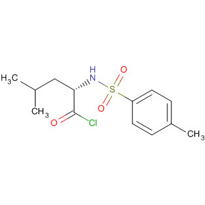 61341-05-7  Pentanoyl chloride, 4-methyl-2-[[(4-methylphenyl)sulfonyl]amino]-, (S)-