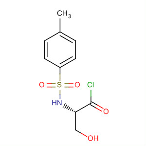 61341-06-8  Propanoyl chloride, 3-hydroxy-2-[[(4-methylphenyl)sulfonyl]amino]-, (S)-