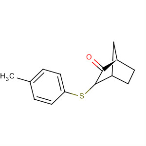 61348-90-1  Bicyclo[2.2.1]heptan-2-one, 3-[(4-methylphenyl)thio]-, exo-