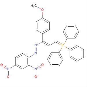 61355-78-0  Diazene,(2,4-dinitrophenyl)[1-(4-methoxyphenyl)-3-(triphenylphosphoranylidene)-1-propenyl]-