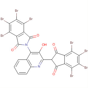 61358-62-1  1H-Isoindole-1,3(2H)-dione,4,5,6,7-tetrabromo-2-[3-hydroxy-2-(4,5,6,7-tetrabromo-2,3-dihydro-1,3-dioxo-1H-inden-2-yl)quinolinyl]-