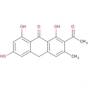 61362-12-7  9(10H)-Anthracenone, 2-acetyl-1,6,8-trihydroxy-3-methyl-