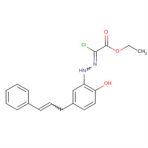 61364-17-8  Acetic acid,chloro[[2-hydroxy-5-(3-phenyl-2-propenyl)phenyl]hydrazono]-, ethyl ester