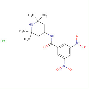 61365-27-3  Benzamide, 3,5-dinitro-N-(2,2,6,6-tetramethyl-4-piperidinyl)-,monohydrochloride