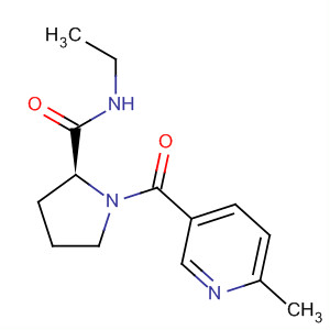 613660-34-7  2-Pyrrolidinecarboxamide, N-ethyl-1-[(6-methyl-3-pyridinyl)carbonyl]-,(2S)-