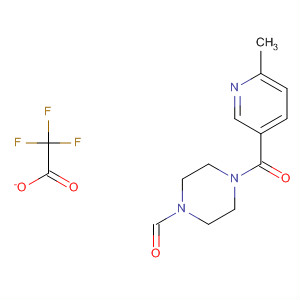 613660-65-4  1-Piperazinecarboxaldehyde, 4-[(6-methyl-3-pyridinyl)carbonyl]-,mono(trifluoroacetate)
