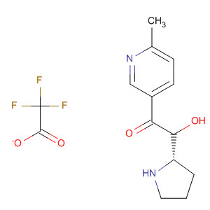 613660-75-6  2-Pyrrolidinemethanol, 1-[(6-methyl-3-pyridinyl)carbonyl]-, (2S)-,mono(trifluoroacetate) (salt)