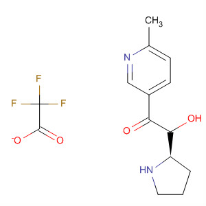 613660-77-8  2-Pyrrolidinemethanol, 1-[(6-methyl-3-pyridinyl)carbonyl]-, (2R)-,mono(trifluoroacetate) (salt)