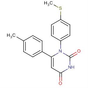 613665-94-4  2,4(1H,3H)-Pyrimidinedione,6-(4-methylphenyl)-1-[4-(methylthio)phenyl]-