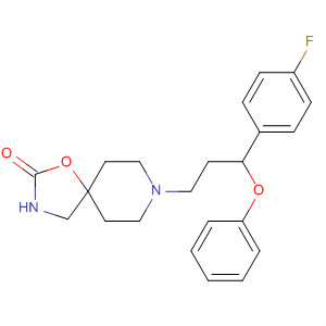 613675-11-9  1-Oxa-3,8-diazaspiro[4.5]decan-2-one,8-[3-(4-fluorophenyl)-3-phenoxypropyl]-