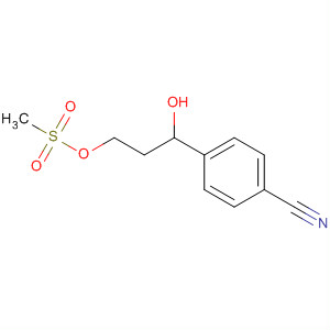 613676-03-2  Benzonitrile, 4-[1-hydroxy-3-[(methylsulfonyl)oxy]propyl]-