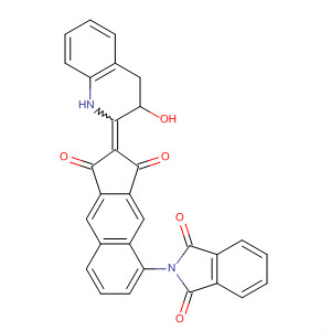 61369-84-4  1H-Isoindole-1,3(2H)-dione,2-[2,3-dihydro-2-(3-hydroxy-2(1H)-quinolinylidene)-1,3-dioxo-1H-benz[f]inden-5-yl]-