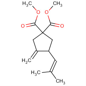 604758-15-8  1,1-Cyclopentanedicarboxylic acid,3-methylene-4-(2-methyl-1-propenyl)-, dimethyl ester