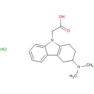 60481-76-7  9H-Carbazole-9-acetic acid, 3-(dimethylamino)-1,2,3,4-tetrahydro-,monohydrochloride