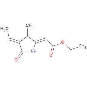 60512-30-3  Acetic acid, (4-ethylidene-3-methyl-5-oxo-2-pyrrolidinylidene)-, ethylester, (Z,E)-