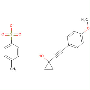 60512-42-7  Cyclopropanol, 1-[(4-methoxyphenyl)ethynyl]-,4-methylbenzenesulfonate
