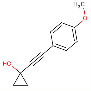 60512-44-9  Cyclopropanol, 1-[(4-methoxyphenyl)ethynyl]-