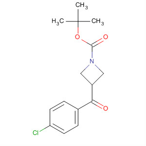 606129-45-7  1-Azetidinecarboxylic acid, 3-(4-chlorobenzoyl)-, 1,1-dimethylethyl ester