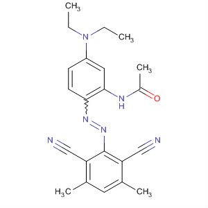 60615-87-4  Acetamide,N-[2-[(2,6-dicyano-3,5-dimethylphenyl)azo]-5-(diethylamino)phenyl]-