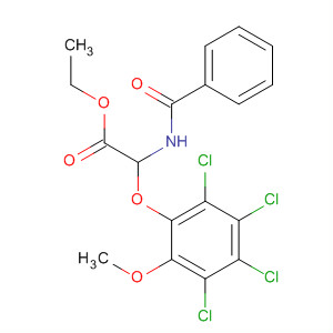 60676-49-5  Acetic acid, (benzoylamino)(2,3,4,5-tetrachloro-6-methoxyphenoxy)-,ethyl ester