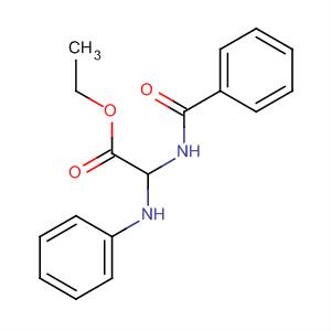 60676-50-8  Acetic acid, (benzoylamino)(phenylamino)-, ethyl ester