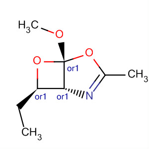 607365-81-1  4,6-Dioxa-2-azabicyclo[3.2.0]hept-2-ene, 7-ethyl-5-methoxy-3-methyl-,(1R,5S,7R)-rel-