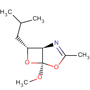 607365-83-3  4,6-Dioxa-2-azabicyclo[3.2.0]hept-2-ene,5-methoxy-3-methyl-7-(2-methylpropyl)-, (1R,5S,7R)-rel-