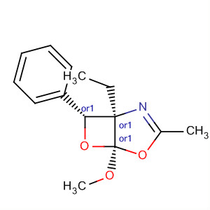 607365-93-5  4,6-Dioxa-2-azabicyclo[3.2.0]hept-2-ene,1-ethyl-5-methoxy-3-methyl-7-phenyl-, (1R,5S,7R)-rel-