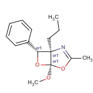 607365-94-6  4,6-Dioxa-2-azabicyclo[3.2.0]hept-2-ene,5-methoxy-3-methyl-7-phenyl-1-propyl-, (1R,5S,7R)-rel-