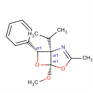 607365-95-7  4,6-Dioxa-2-azabicyclo[3.2.0]hept-2-ene,5-methoxy-3-methyl-1-(1-methylethyl)-7-phenyl-, (1R,5S,7R)-rel-