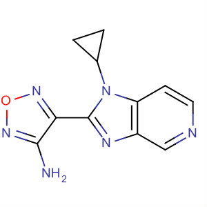 607368-93-4  1,2,5-Oxadiazol-3-amine,4-(1-cyclopropyl-1H-imidazo[4,5-c]pyridin-2-yl)-