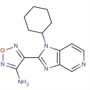 607368-97-8  1,2,5-Oxadiazol-3-amine,4-(1-cyclohexyl-1H-imidazo[4,5-c]pyridin-2-yl)-