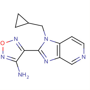 607368-99-0  1,2,5-Oxadiazol-3-amine,4-[1-(cyclopropylmethyl)-1H-imidazo[4,5-c]pyridin-2-yl]-