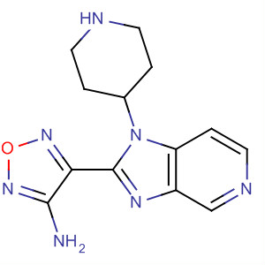 607369-16-4  1,2,5-Oxadiazol-3-amine,4-[1-(4-piperidinyl)-1H-imidazo[4,5-c]pyridin-2-yl]-
