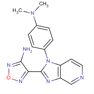 607370-54-7  1,2,5-Oxadiazol-3-amine,4-[1-[4-(dimethylamino)phenyl]-1H-imidazo[4,5-c]pyridin-2-yl]-