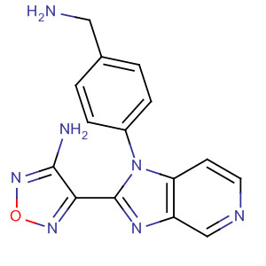 607370-81-0  1,2,5-Oxadiazol-3-amine,4-[1-[4-(aminomethyl)phenyl]-1H-imidazo[4,5-c]pyridin-2-yl]-