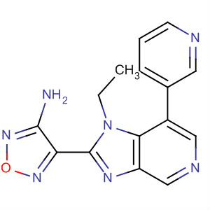607371-54-0  1,2,5-Oxadiazol-3-amine,4-[1-ethyl-7-(3-pyridinyl)-1H-imidazo[4,5-c]pyridin-2-yl]-