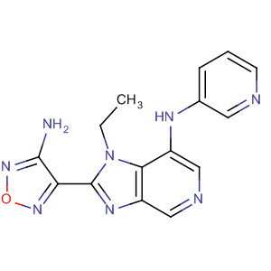 607372-23-6  1H-Imidazo[4,5-c]pyridin-7-amine,2-(4-amino-1,2,5-oxadiazol-3-yl)-1-ethyl-N-3-pyridinyl-