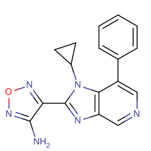 607372-27-0  1,2,5-Oxadiazol-3-amine,4-(1-cyclopropyl-7-phenyl-1H-imidazo[4,5-c]pyridin-2-yl)-