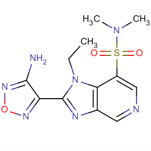 607373-64-8  1H-Imidazo[4,5-c]pyridine-7-sulfonamide,2-(4-amino-1,2,5-oxadiazol-3-yl)-1-ethyl-N,N-dimethyl-