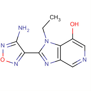 607373-65-9  1H-Imidazo[4,5-c]pyridin-7-ol, 2-(4-amino-1,2,5-oxadiazol-3-yl)-1-ethyl-