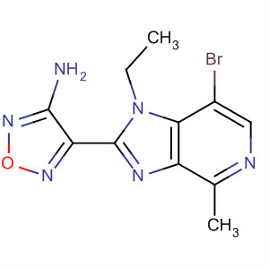 607373-76-2  1,2,5-Oxadiazol-3-amine,4-(7-bromo-1-ethyl-4-methyl-1H-imidazo[4,5-c]pyridin-2-yl)-