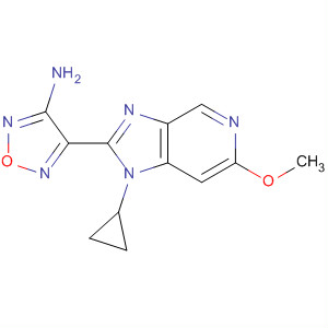 607373-81-9  1,2,5-Oxadiazol-3-amine,4-(1-cyclopropyl-6-methoxy-1H-imidazo[4,5-c]pyridin-2-yl)-