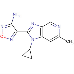 607374-02-7  1,2,5-Oxadiazol-3-amine,4-(1-cyclopropyl-6-methyl-1H-imidazo[4,5-c]pyridin-2-yl)-